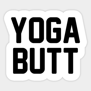 Yoga Butt Sticker